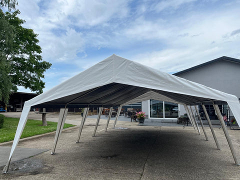 zelt 10x6m Pavillon 6 x 4 m zum Verleihen für Feiern, Events oder Messen