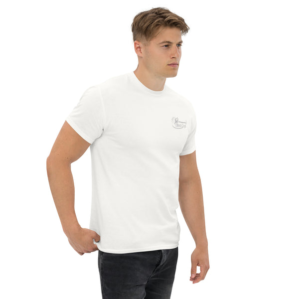Klassisches Herren-T-Shirt bestickt TVH Black Dogs