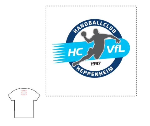 HC VfL Heppenheim Ringer Tee "#wirsindhcvfl" with Logo Outside Label