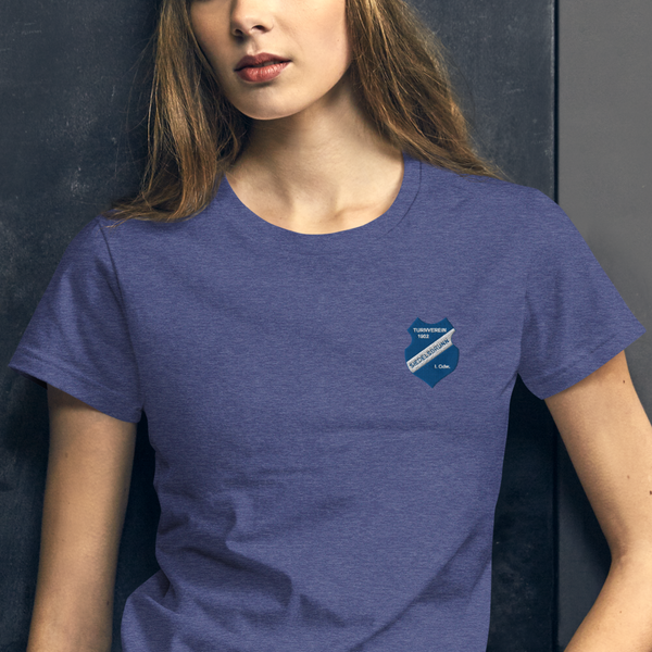 TV Siedelsbrunn Logo Frauen Kurzarm T-Shirt bestickt