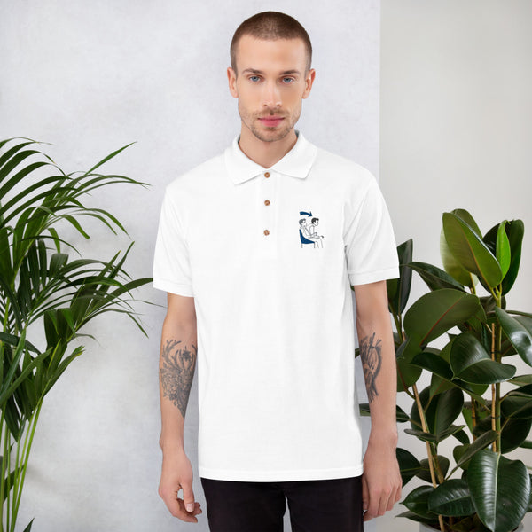 Game Mode Polo-Shirt bestickt