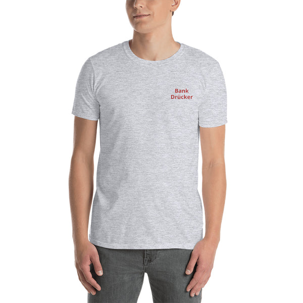 Embroidered bench press shirt