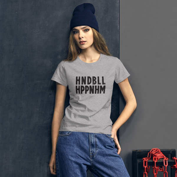 HNDBLL HPPNHM Frauen Kurzarm T-Shirt