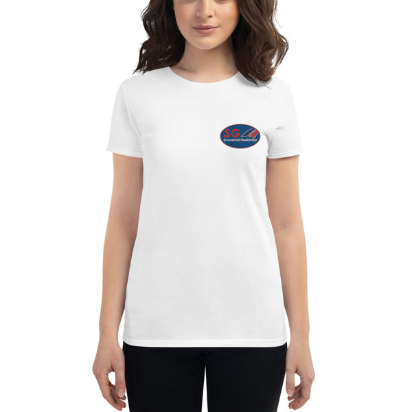 SG Crumstadt/Goddelau Logo Frauen T-Shirt bestickt