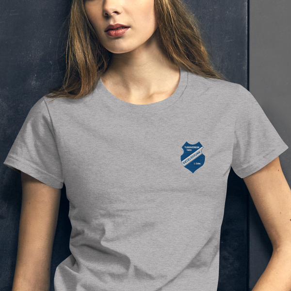 TV Siedelsbrunn Logo Frauen Kurzarm T-Shirt bestickt