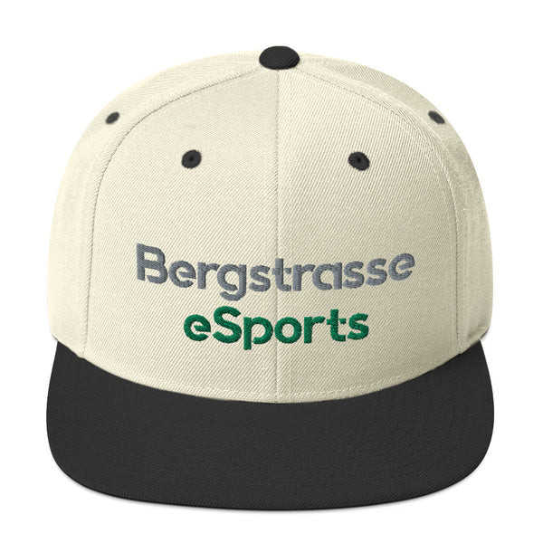 Bergstrasse eSports Snapback Schriftzug groß