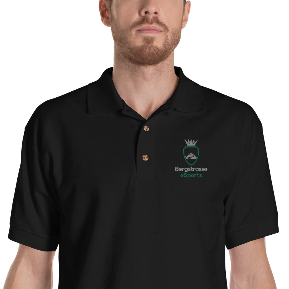 Bergstrasse eSports Polo-Shirt bestickt