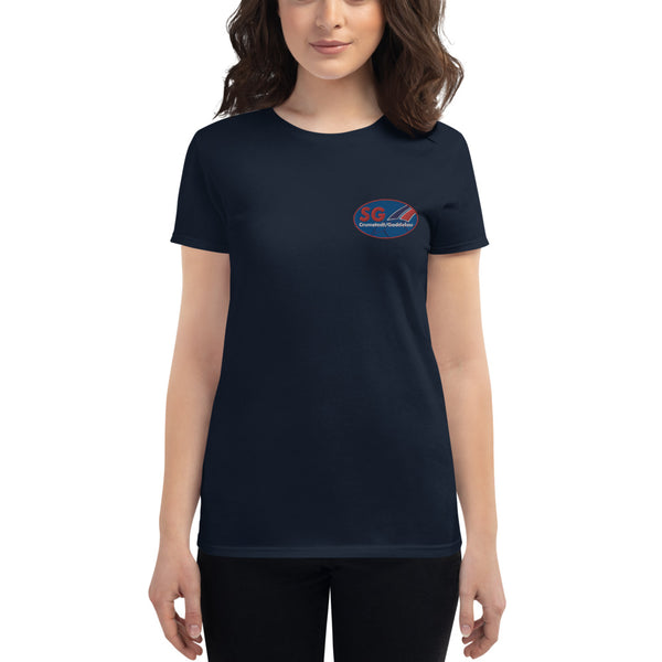 SG Crumstadt / Goddelau Logo Women's T-shirt embroidered