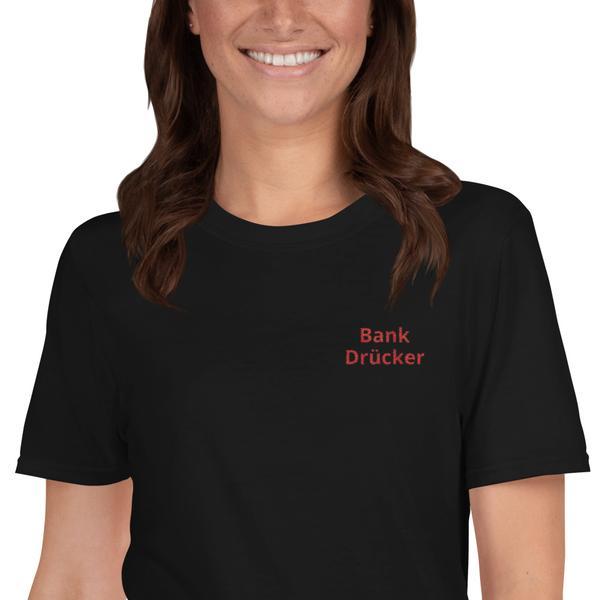 Bankdrücker Shirt bestickt