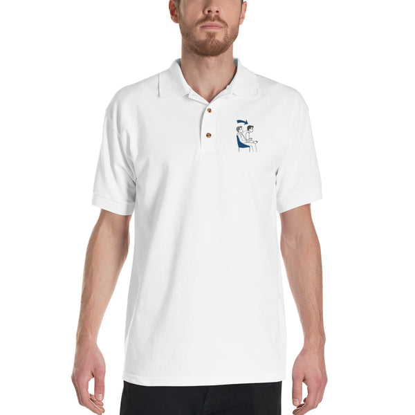 Game Mode Polo-Shirt bestickt