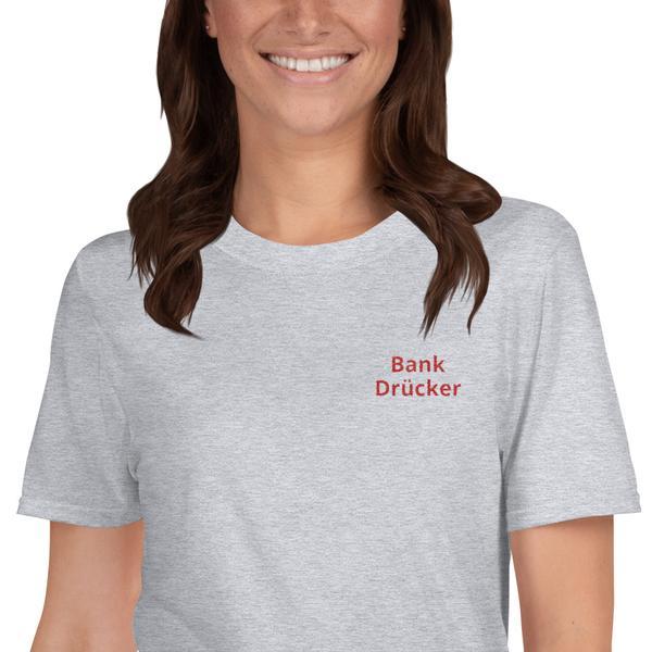 Bankdrücker Shirt bestickt