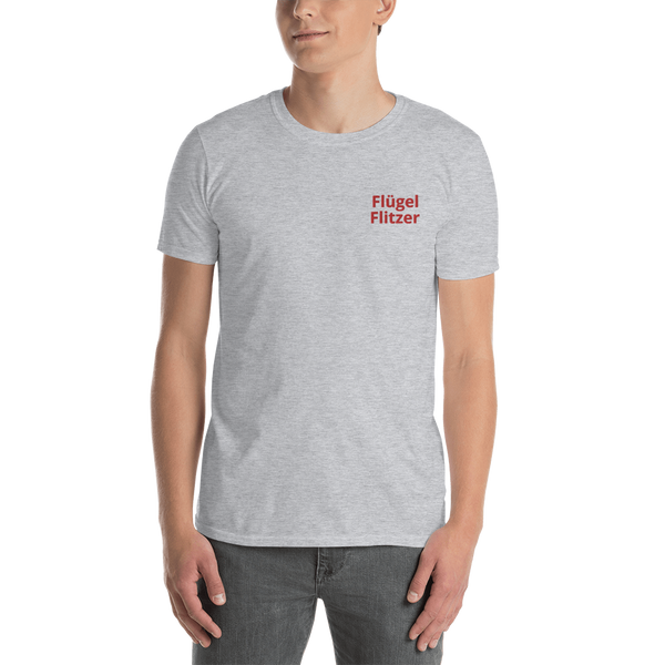 Embroidered wing racer shirt