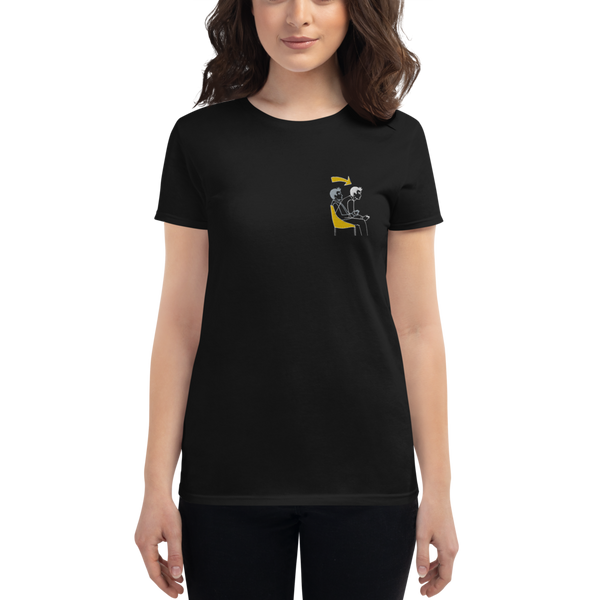 Game Mode Women's Short Sleeve Embroidered T-Shirt