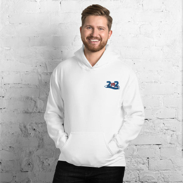 2 vs. 2 Kapuzenpulli bestickt für SIE & IHN