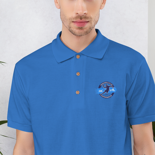 HC VfL Heppenheim logo embroidered polo shirt