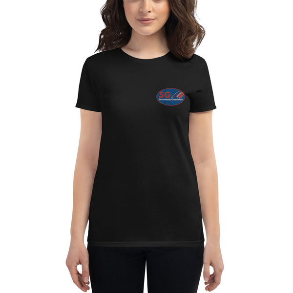 SG Crumstadt/Goddelau Logo Frauen T-Shirt bestickt