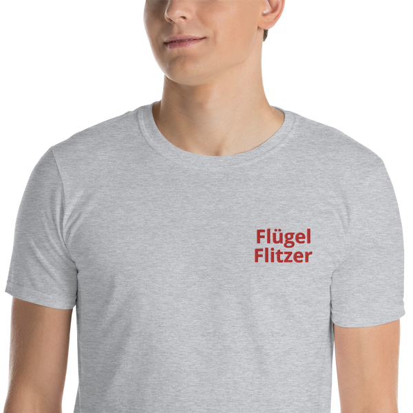 Embroidered wing racer shirt