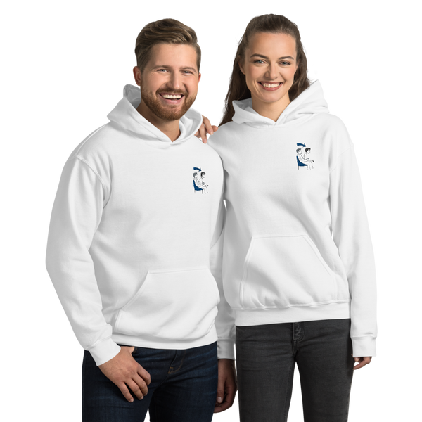 Embroidered game mode hoodie for HER & HIM