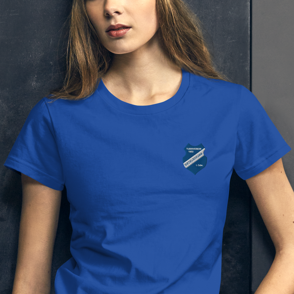 TV Siedelsbrunn Logo Frauen Kurzarm T-Shirt bestickt