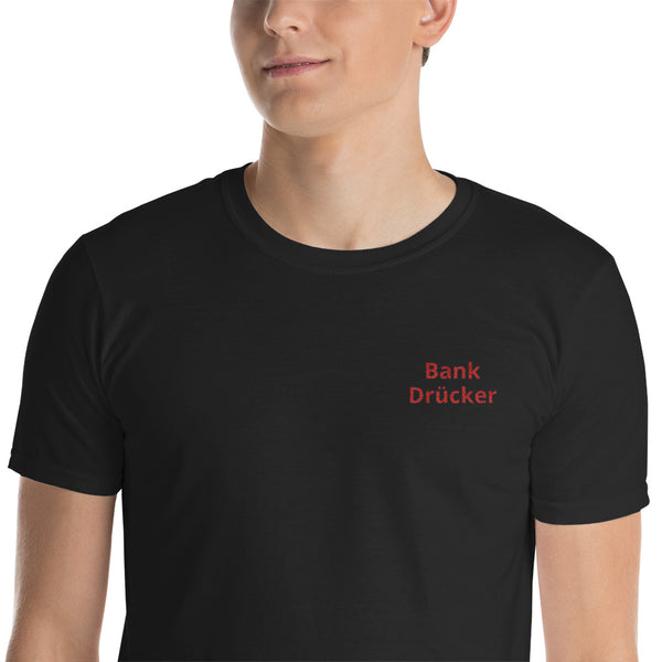 Bankdrücker Shirt bestickt