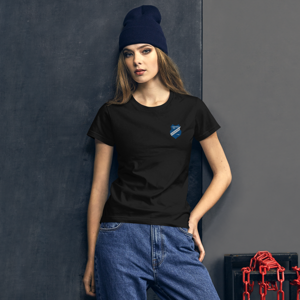 TV Siedelsbrunn Logo Frauen Kurzarm T-Shirt bestickt