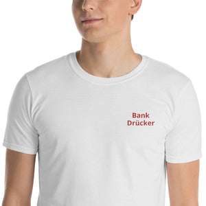 Bankdrücker Shirt bestickt