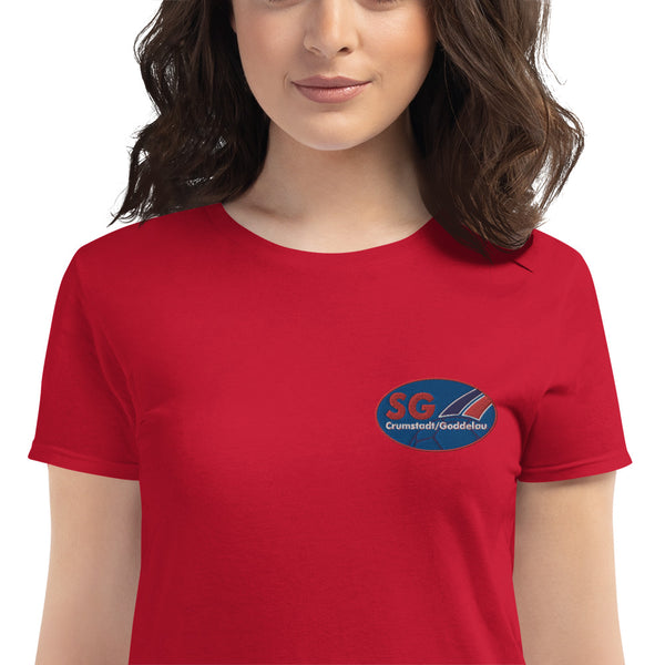 SG Crumstadt / Goddelau Logo Women's T-shirt embroidered