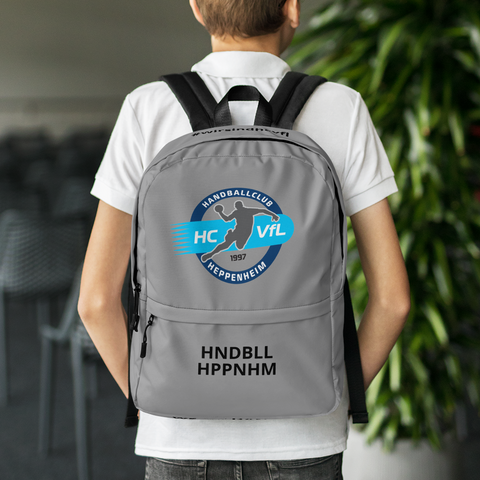 HC VfL Heppenheim Logo Rucksack grau