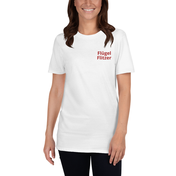 Embroidered wing racer shirt