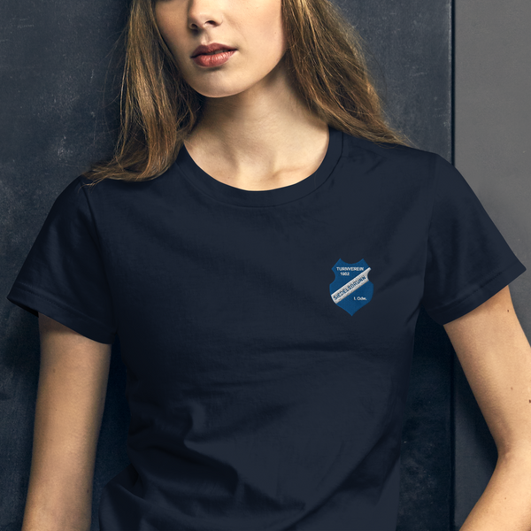 TV Siedelsbrunn Logo Frauen Kurzarm T-Shirt bestickt