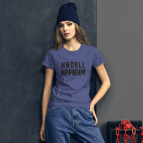 HNDBLL HPPNHM Frauen Kurzarm T-Shirt