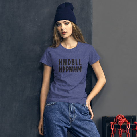 HNDBLL HPPNHM Frauen Kurzarm T-Shirt