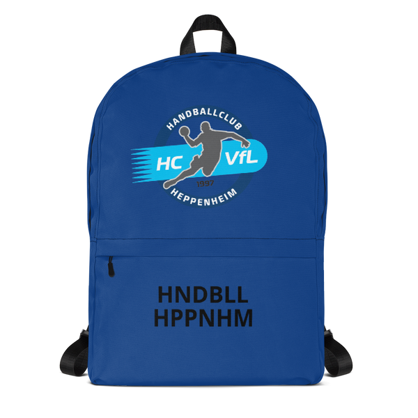 HC VfL Heppenheim logo backpack blue