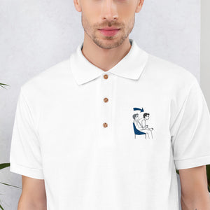 Game Mode Polo-Shirt bestickt